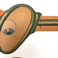 Fun c 1930s Die-Cut Cardboard Eyeglasses Masks - Sold Individually