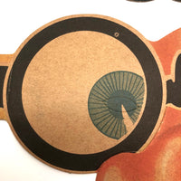 Fun c 1930s Die-Cut Cardboard Eyeglasses Masks - Sold Individually