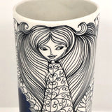 Esteri Tumula "Pastoraali" Arabia, Finland Porcelain Vase