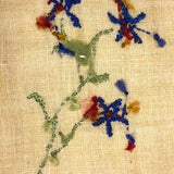 Hand-sewn and Embroidered c. 1900 Owl Cigar Silk Quilt