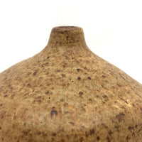 Earthy Hand-thrown Studio Pottery Weed Pot, Signed M