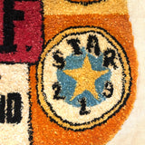 SOLD (MG) International Order of Odd Fellows 1924 Portland, Oregon Hooked Rug
