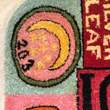 SOLD (MG) International Order of Odd Fellows 1924 Portland, Oregon Hooked Rug