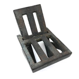 Heavy Cast Metal Tabletop Brutalist Chair