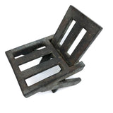Heavy Cast Metal Tabletop Brutalist Chair