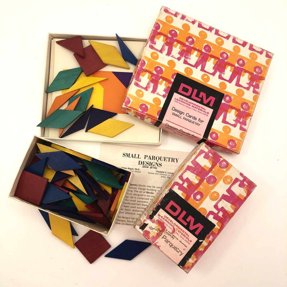 Developmental Learning Materials Parquetry Tile Set and Design Cards ...