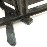 Heavy Cast Metal Tabletop Brutalist Chair