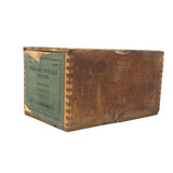 Rare Antique Penn Art Dustless White Chalk in Original Box with Slide Lid