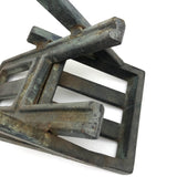 Heavy Cast Metal Tabletop Brutalist Chair