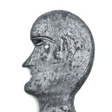 Tiny, Fabulous Folk Art Carved Lead Silhouette