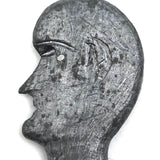 Tiny, Fabulous Folk Art Carved Lead Silhouette