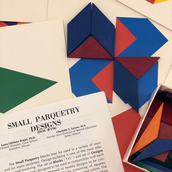 Developmental Learning Materials Parquetry Tile Set and Design Cards ...