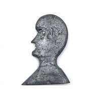 Tiny, Fabulous Folk Art Carved Lead Silhouette