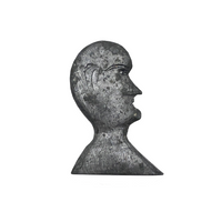 Tiny, Fabulous Folk Art Carved Lead Silhouette
