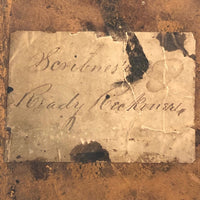 E.Decker's 1846 (Rare) Ready Reckoner with Beautiful Leather Cover and Drawing