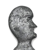 Tiny, Fabulous Folk Art Carved Lead Silhouette