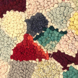 Colorful Old Hooked Round Mat