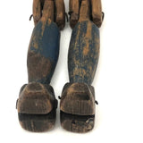 Marvelous Antique Lumberjack (or Jill?) with One Nail Eye and Painted Embellishment