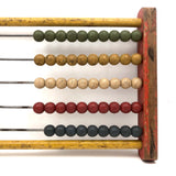 Colorful Wooden Abacus with Nice Old Paint