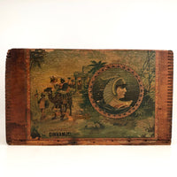Keystone Mills Ten Pound Wooden Cinnamon Crate with Original Label