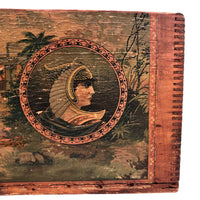 Keystone Mills Ten Pound Wooden Cinnamon Crate with Original Label