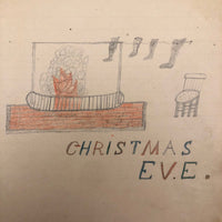 Elmer S. Hill, Haydenville MA, 1887 Christmas Eve Drawing