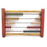 Colorful Wooden Abacus with Nice Old Paint
