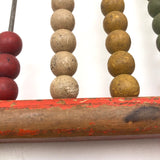 Colorful Wooden Abacus with Nice Old Paint