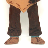 Wooden Cutout Folk Art Boy Cook, 1940s, by Richard King