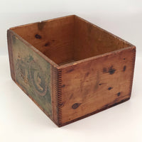 Keystone Mills Ten Pound Wooden Cinnamon Crate with Original Label
