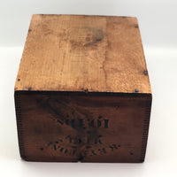 Keystone Mills Ten Pound Wooden Cinnamon Crate with Original Label