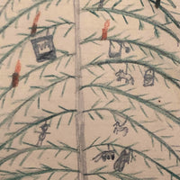 Elmer S. Hill, Haydenville MA, 1888 Christmas Tree Drawing