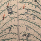 Elmer S. Hill, Haydenville MA, 1888 Christmas Tree Drawing