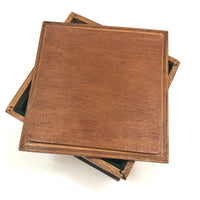 Stunning Antique Walnut and Maple Inlay Box