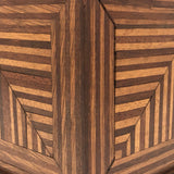 Stunning Antique Walnut and Maple Inlay Box