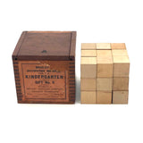 Milton Bradley Froebel Kindergarten Blocks: Gift 5, c. 1900, 25 Block Set