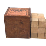 Milton Bradley Froebel Kindergarten Blocks: Gift 5, c. 1900, 25 Block Set