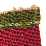 Finely Hand Crocheted Drawstring Pouch