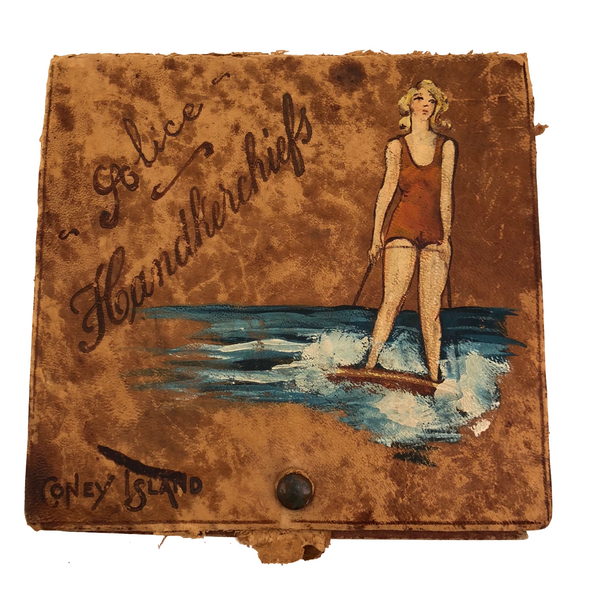 Coney Island Vintage Handkerchief Box with Waterskier