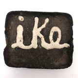 Ike and Adlai, C. 1950s Folk Art (Vote with Your Butts!) Ashtrays