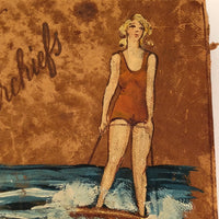 Coney Island Vintage Handkerchief Box with Waterskier