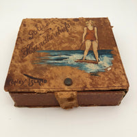 Coney Island Vintage Handkerchief Box with Waterskier