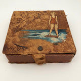 Coney Island Vintage Handkerchief Box with Waterskier