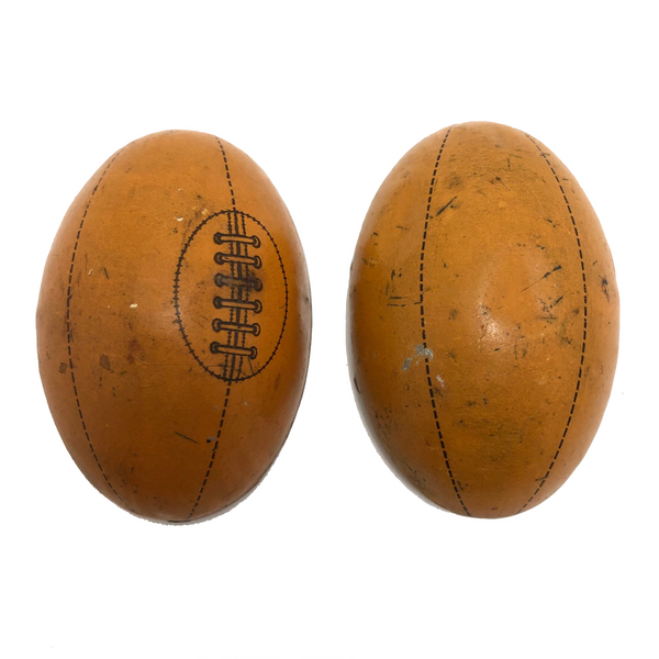 German Tin Litho Football Shaped Old Candy Box