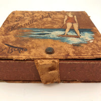 Coney Island Vintage Handkerchief Box with Waterskier