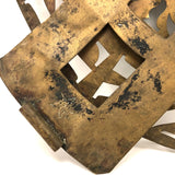 Another Beautiful Antique Brass Stencil Wheel, Allen Bros., 1868-1871 Patent