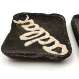 Ike and Adlai, C. 1950s Folk Art (Vote with Your Butts!) Ashtrays