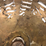 Another Beautiful Antique Brass Stencil Wheel, Allen Bros., 1868-1871 Patent