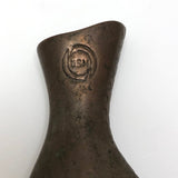Brass Victorian Style United Shoe Manufacturing Co. Boot Paperweight