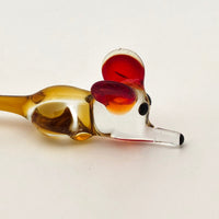 Blown Glass Mouse with Very Long Tail!